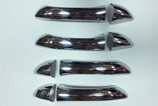 Стальные накладки на ручки дверей Omsa Line Mercedes-Benz ML-Class W164 2006-2011 > TUNINGLeader.ru