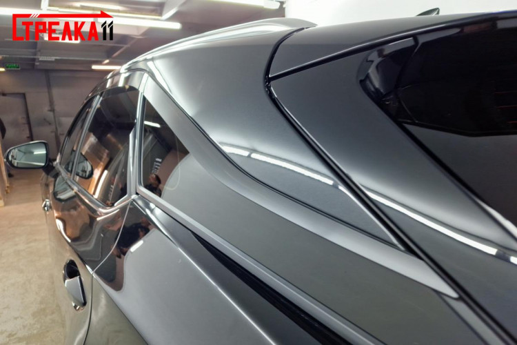Дефлекторы на окна тонированные 2D Strelka (4+2 элемента) Lexus RX 2016-2019, Lexus RX FL 2019-2022 Дефлекторы на окна тонированные 2D Strelka (4+2 элемента) → 2D148-6.S11 :: TUNING`Leader /img6