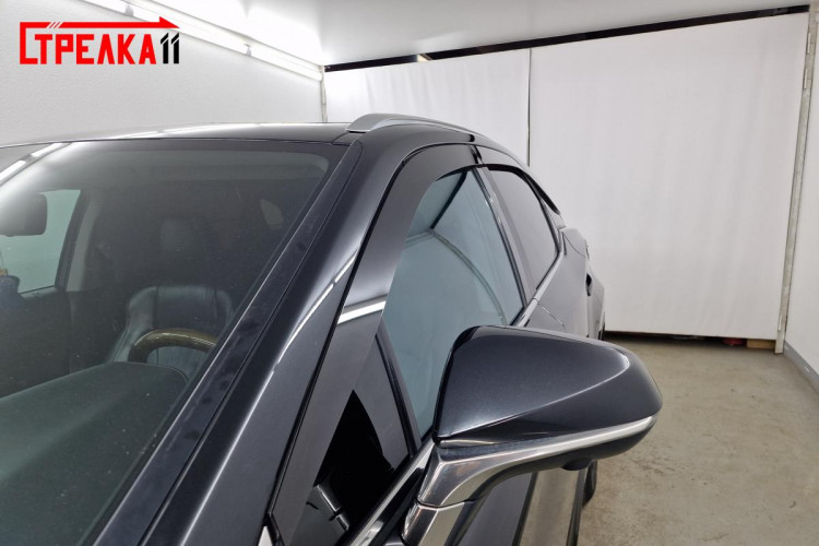 Дефлекторы на окна тонированные 2D Strelka (4+2 элемента) Lexus RX 2016-2019, Lexus RX FL 2019-2022 Дефлекторы на окна тонированные 2D Strelka (4+2 элемента) → 2D148-6.S11 :: TUNING`Leader /img7
