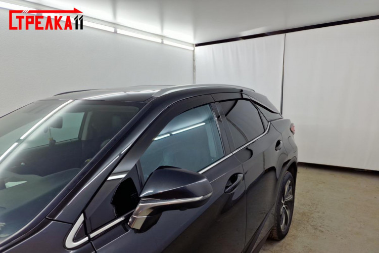 Дефлекторы на окна тонированные 2D Strelka (4+2 элемента) Lexus RX 2016-2019, Lexus RX FL 2019-2022 Дефлекторы на окна тонированные 2D Strelka (4+2 элемента) → 2D148-6.S11 :: TUNING`Leader /img9