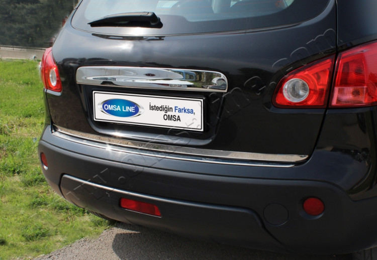 Стальная накладка на нижнюю кромку багажника Omsa Line Nissan Qashqai 2007-2010, Nissan Qashqai FL 2011-2013 Стальная накладка на нижнюю кромку багажника Omsa Line → 5007052 ` :: TUNING`Leader /img4