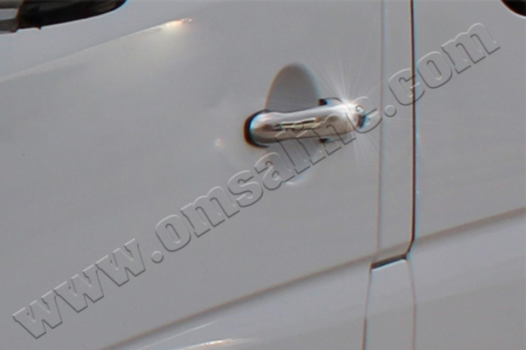 Стальные накладки на ручки дверей (2 двери) Omsa Line Mercedes-Benz Sprinter W906 2006-2015, Volkswagen Crafter 2006-2011 Стальные накладки на ручки дверей (2 двери) Omsa Line → 4724042 ` :: TUNING`Leader /img1