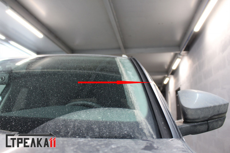 Водосток (дефлектор) лобового стекла Strelka Skoda Karoq 2017- Водосток (дефлектор) лобового стекла Strelka → 125.ST2 :: TUNING`Leader /img5