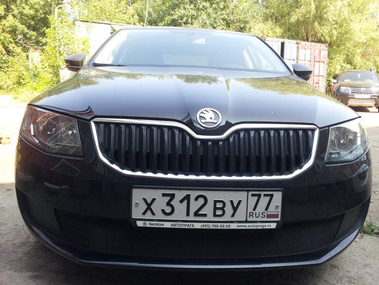 Сетка защитная в бампер Standart черный Strelka → SKA7.black :: TUNING`Leader /img2