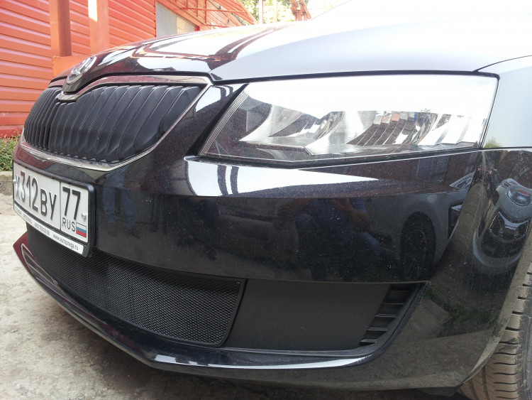 Сетка защитная в бампер Standart черный Strelka → SKA7.black :: TUNING`Leader /img3