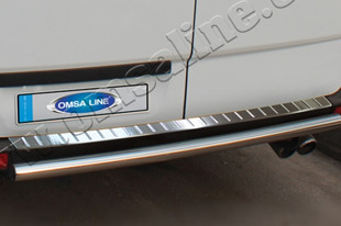 Накладка на задний бампер хромированная Omsa Line 4724093 `: Mercedes-Benz Sprinter W906 2006-2015, Volkswagen Crafter 2006-2011 > TUNING`Leader Накладка на задний бампер хромированная Omsa Line Mercedes-Benz Sprinter W906 2006-2015, Volkswagen Crafter 2006-2011 > TUNINGLeader.ru