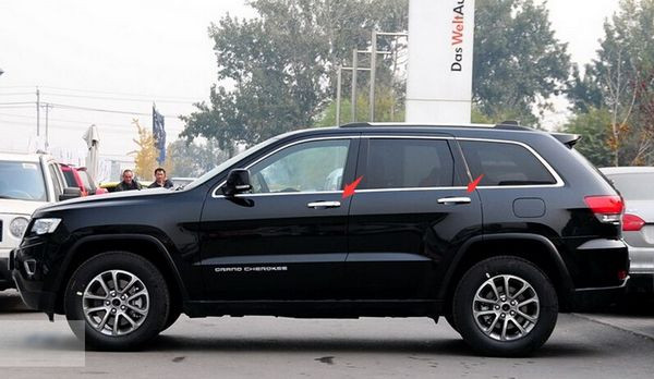 Хромированные накладки на ручки дверей OEM-Tuning Jeep Grand Cherokee 2010-2013, Jeep Grand Cherokee FL 2013-2018, Jeep Grand Cherokee FL 2018- Хромированные накладки на ручки дверей OEM-Tuning → CNT36-DJ-038 :: TUNING`Leader /img3
