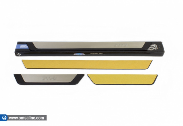 Накладки на пороги стальные Flexill Omsa Line Skoda Octavia III 2013-2017, Skoda Octavia III FL 2017-2020 Накладки на пороги стальные Flexill Omsa Line → 6612091P :: TUNING`Leader /img2