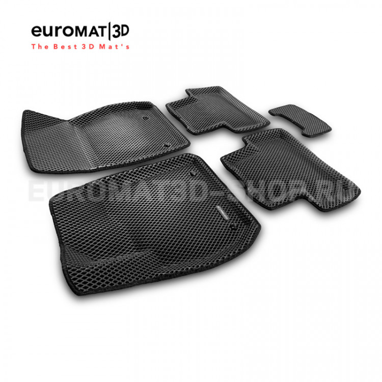 Коврики EVA (ЕВА) черные 3D Euromat Opel Zafira Tourer C 2011- Коврики EVA (ЕВА) черные 3D Euromat → EM3DEVA-003814 :: TUNING`Leader /img1