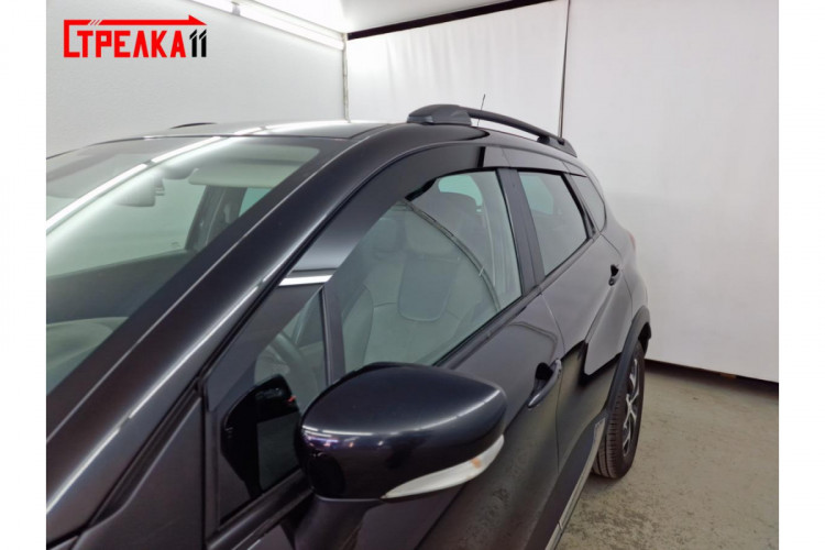 Дефлекторы на окна тонированные 2D Strelka (4+2 элемента) Renault Kaptur 2016-2020, Renault Kaptur FL 2020- Дефлекторы на окна тонированные 2D Strelka (4+2 элемента) → 2D199-4.S11 :: TUNING`Leader /img3