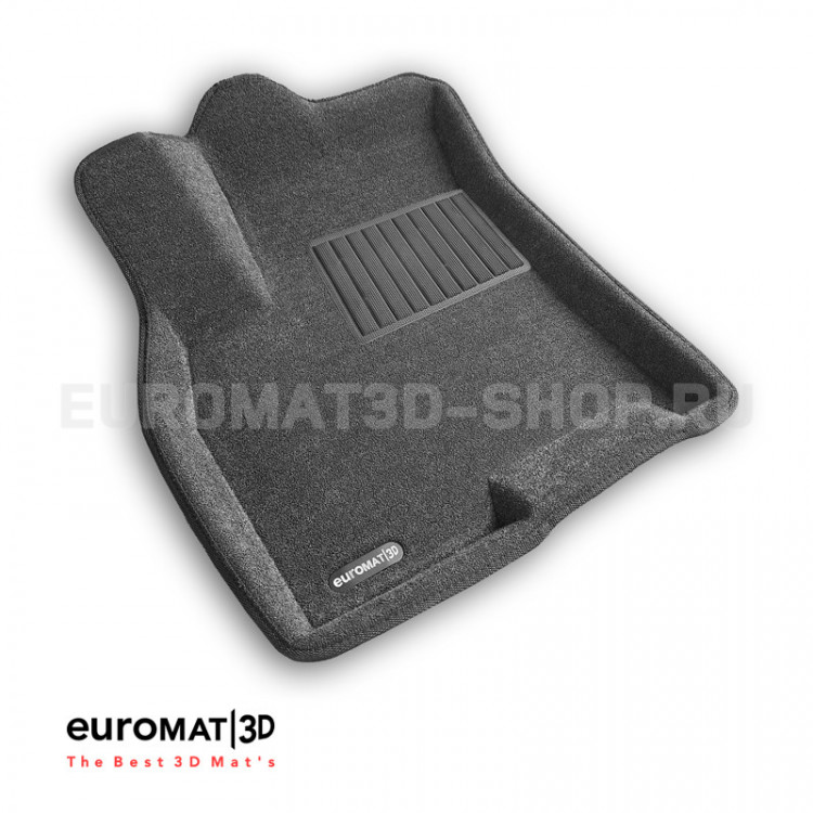 Коврики текстильные серые Business 3D Euromat (3 ряда) → EMC3D-001422G :: TUNING`Leader /img2