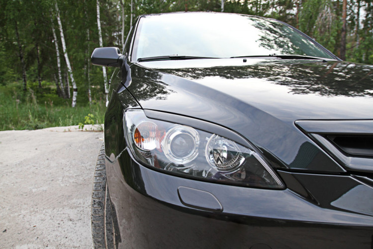Реснички на передние фары (вариант 2) Русская Артель (хэтчбек) Mazda 3 2003-2006, Mazda 3 FL 2006-2008 Реснички на передние фары (вариант 2) Русская Артель (хэтчбек) → REM3-016900 :: TUNING`Leader /img3
