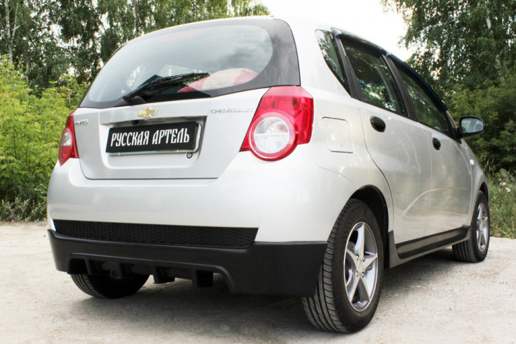 Обвес на задний бампер пластиковый Русская Артель Chevrolet Aveo HB 2006-2011 Обвес на задний бампер пластиковый Русская Артель → TOCA-017300 :: TUNING`Leader /img3
