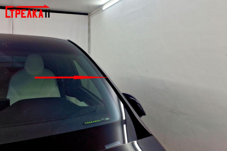 Водосток (дефлектор) лобового стекла Strelka Tesla Model X 2015- Водосток (дефлектор) лобового стекла Strelka → 241.ST2 :: TUNING`Leader /img4