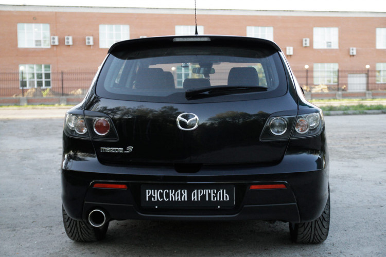 Реснички на задние фонари Русская Артель (хэтчбек) Mazda 3 2003-2006, Mazda 3 FL 2006-2008 Реснички на задние фонари Русская Артель (хэтчбек) → REM3-014800 :: TUNING`Leader /img2