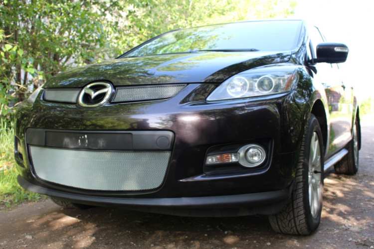 Сетка защитная в бампер Standart хром Strelka → MAZX7 :: TUNING`Leader /img1