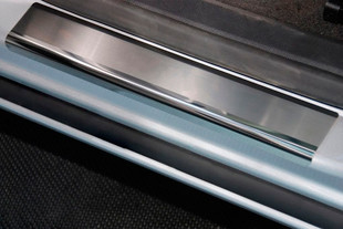 Накладки на пороги стальные Alu-Frost 08-1339 `: Honda Civic SD 2012-2017 > TUNING`Leader Накладки на пороги стальные Alu-Frost Honda Civic SD 2012-2017 > TUNINGLeader.ru