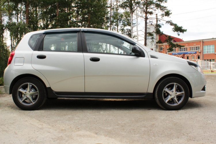 Обвес на пороги пластиковый Русская Артель Chevrolet Aveo HB 2006-2011 Обвес на пороги пластиковый Русская Артель → TOPCA-017200 :: TUNING`Leader /img3