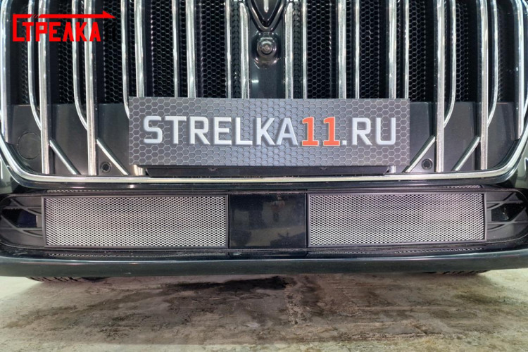 Сетка защитная в бампер Standart хром Strelka → VOYDR.bot.chrome :: TUNING`Leader /img3