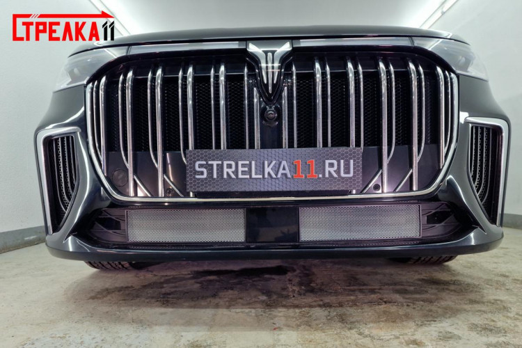 Сетка защитная в бампер Standart хром Strelka → VOYDR.bot.chrome :: TUNING`Leader /img4