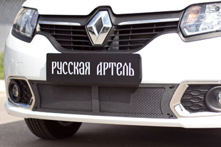 Защитная сетка решетки переднего бампера Русская Артель SBRS-046602: Renault Sandero 2012-2017 > TUNING`Leader Защитная сетка решетки переднего бампера Русская Артель Renault Sandero 2012-2017 > TUNINGLeader.ru