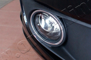 Стальные накладки на противотуманные фары Omsa Line Volkswagen Caddy III FL 2010-2014 > TUNINGLeader.ru