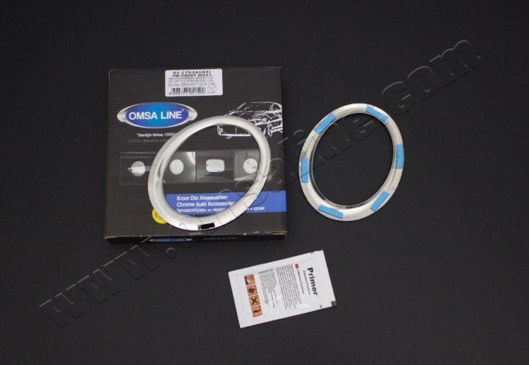 Стальные накладки на противотуманные фары Omsa Line → 7534103 :: TUNING`Leader /img3