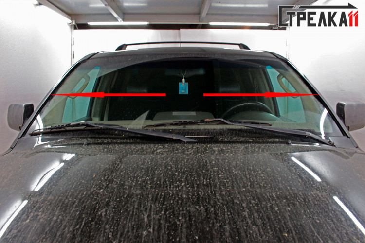 Водосток (дефлектор) лобового стекла Strelka Infiniti QX56 2004-2010 Водосток (дефлектор) лобового стекла Strelka → 167.ST2 :: TUNING`Leader /img3