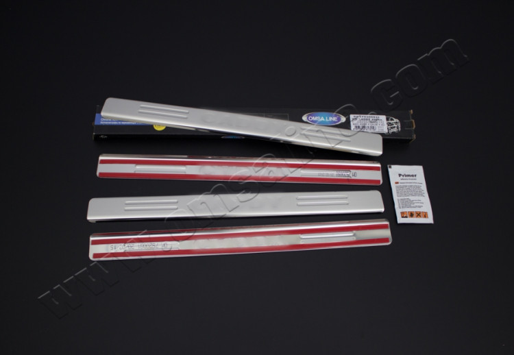 Накладки на пороги стальные Omsa Line → 7520091 :: TUNING`Leader /img3