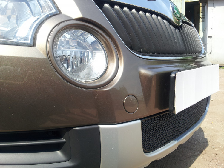Сетка защитная в бампер Premium черный Strelka → SKYT.PREMIUM.black :: TUNING`Leader /img3