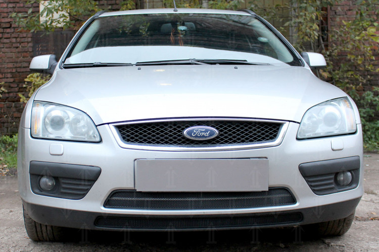Сетка защитная в бампер Standart черный Strelka Ford Focus II SD 2005-2008, Ford Focus II HB 2004-2008, Ford Focus II SW 2005-2013 Сетка защитная в бампер Standart черный Strelka → FF2.05.black :: TUNING`Leader /img2