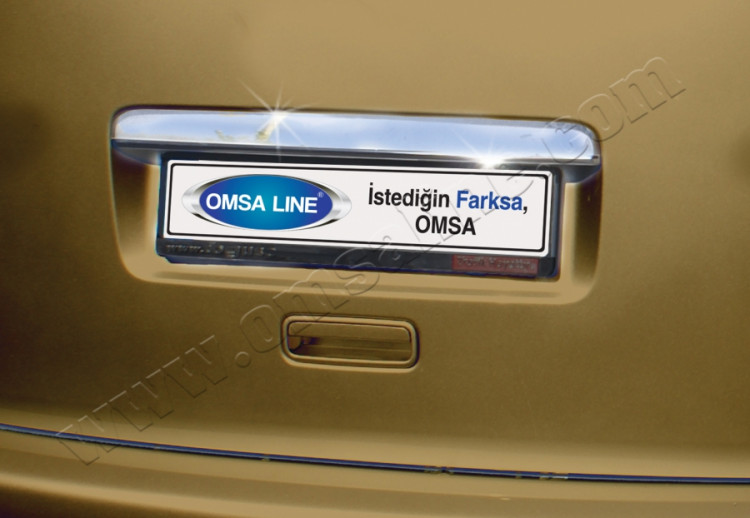Стальная накладка на крышку багажника над номером Omsa Line Volkswagen Caddy III FL 2010-2014 Стальная накладка на крышку багажника над номером Omsa Line → 7534052 :: TUNING`Leader /img2