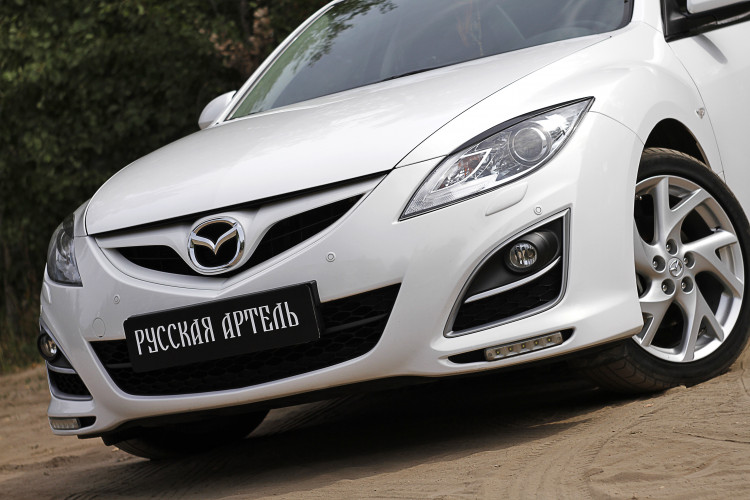 Реснички на передние фары Русская Артель Mazda 6 2008-2010 Реснички на передние фары Русская Артель → REM6-005900 :: TUNING`Leader /img2