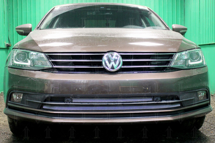 Сетка защитная в бампер Standart хром Strelka → WVJ15 :: TUNING`Leader /img2