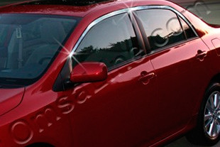 Стальные молдинги на окна дверей (верх) Omsa Line 7011146: Toyota Corolla 2007-2010, Toyota Corolla FL 2010-2013 > TUNING`Leader Стальные молдинги на окна дверей (верх) Omsa Line Toyota Corolla 2007-2010, Toyota Corolla FL 2010-2013 > TUNINGLeader.ru