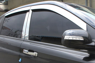 Дефлекторы на окна хромированные Autoclover (4 элемента) A447: SsangYong Actyon 2005-2011 > TUNING`Leader Дефлекторы на окна хромированные Autoclover (4 элемента) SsangYong Actyon 2005-2011 > TUNINGLeader.ru