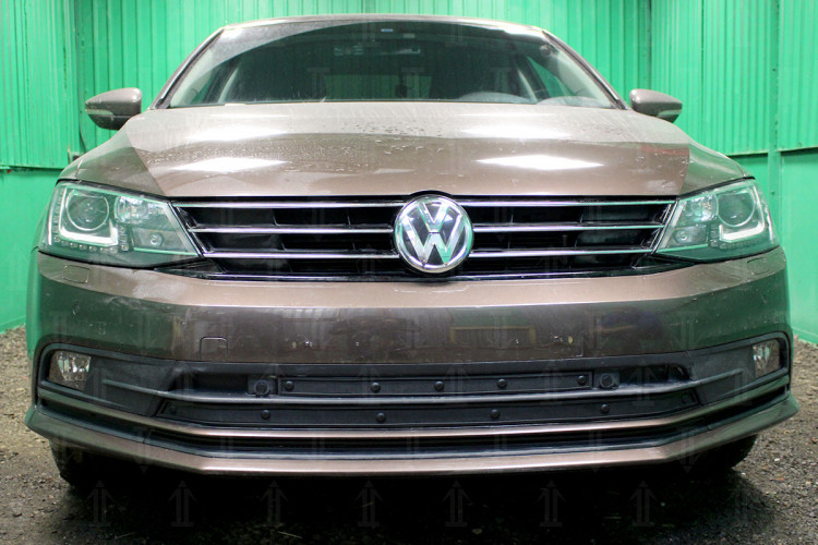 Сетка защитная в бампер зимний пакет Strelka Volkswagen Jetta FL 2014-2019 Сетка защитная в бампер зимний пакет Strelka → WVJ15.park :: TUNING`Leader /img8