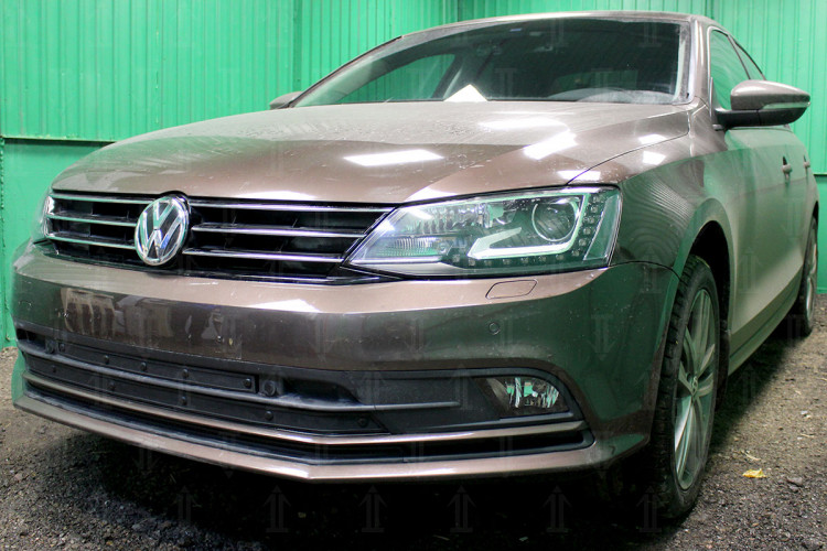 Сетка защитная в бампер зимний пакет Strelka Volkswagen Jetta FL 2014-2019 Сетка защитная в бампер зимний пакет Strelka → WVJ15.park :: TUNING`Leader /img9