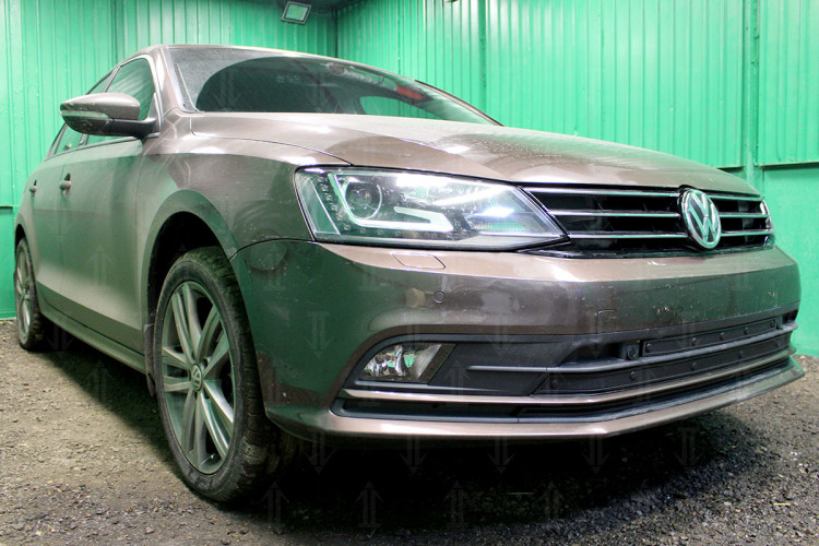 Сетка защитная в бампер зимний пакет Strelka Volkswagen Jetta FL 2014-2019 Сетка защитная в бампер зимний пакет Strelka → WVJ15.park :: TUNING`Leader /img10