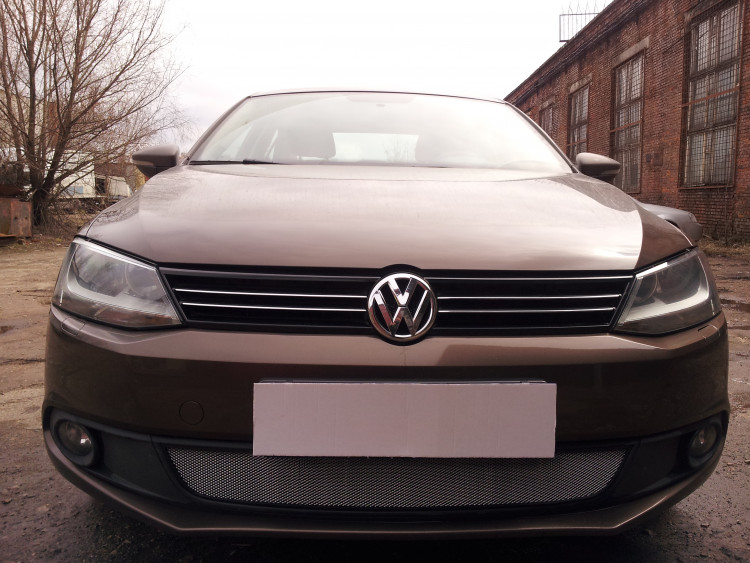 Сетка защитная в бампер Standart хром Strelka → WVJ.chrome :: TUNING`Leader /img3