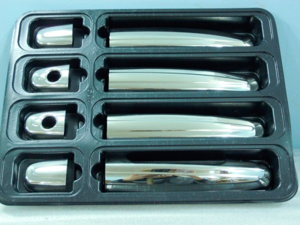 Стальные накладки на ручки дверей Omsa Line Toyota Hilux 2005-2010, Toyota Hilux FL 2011-2015 Стальные накладки на ручки дверей Omsa Line → 7020043 :: TUNING`Leader /img1