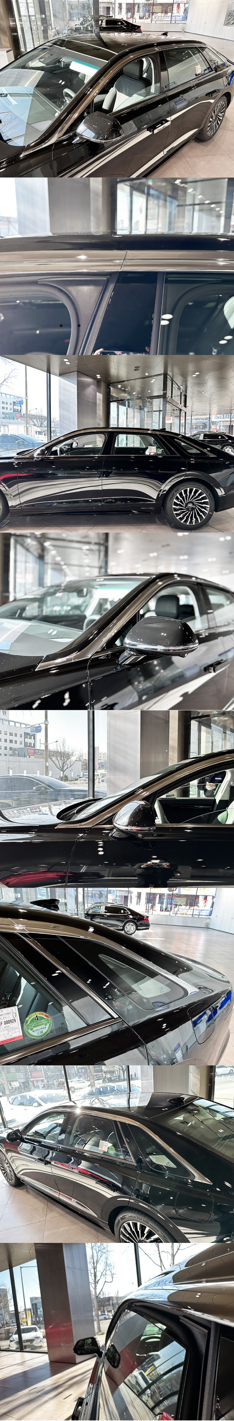 Дефлекторы на окна хромированные Autoclover (8 элементов) Hyundai Grandeur GN7 2022- Дефлекторы на окна хромированные Autoclover (8 элементов) → E117 :: TUNING`Leader /img2