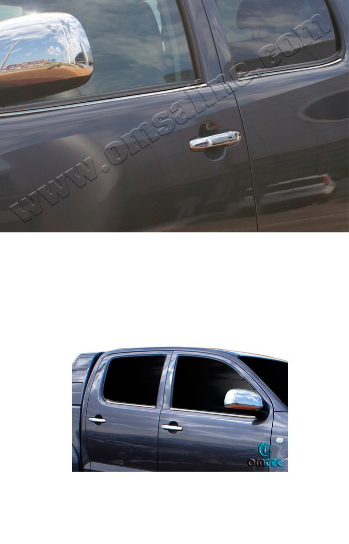 Стальные молдинги на окна дверей (низ) Omsa Line → 7020141 :: TUNING`Leader /img1