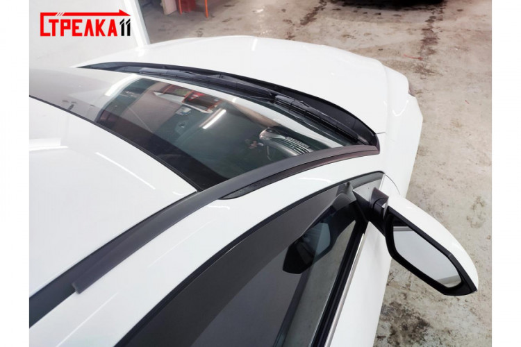 Водосток (дефлектор) лобового стекла Strelka Hyundai Elantra 2021-2023, Hyundai Elantra FL 2023- Водосток (дефлектор) лобового стекла Strelka → 180.ST2 :: TUNING`Leader /img9
