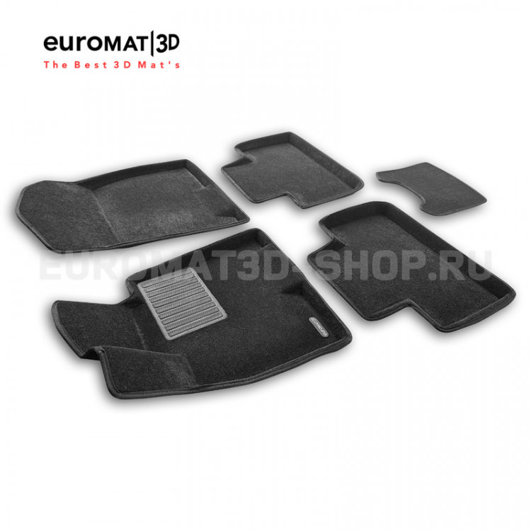 Коврики текстильные черные Business 3D Euromat → EMC3D-001440 :: TUNING`Leader /img1