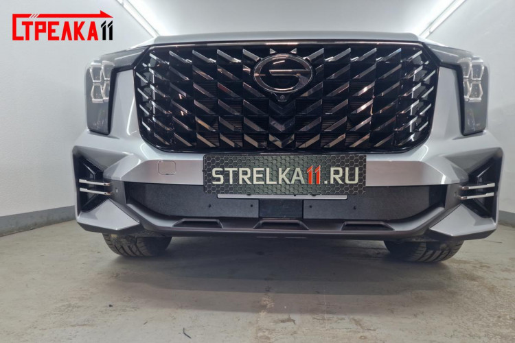 Зимняя защита радиатора на стяжке Strelka GAC GS8 2021- Зимняя защита радиатора на стяжке Strelka → ZZ.GACGS8.23.bot :: TUNING`Leader /img2