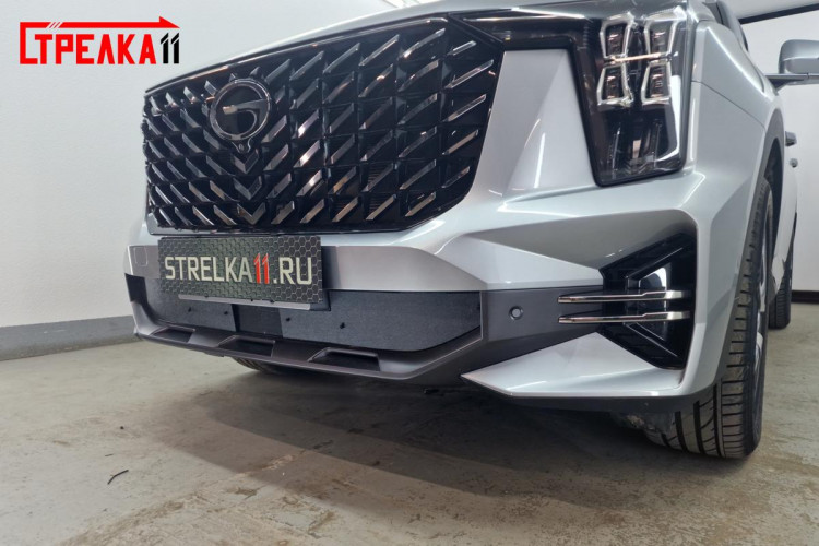 Зимняя защита радиатора на стяжке Strelka GAC GS8 2021- Зимняя защита радиатора на стяжке Strelka → ZZ.GACGS8.23.bot :: TUNING`Leader /img4