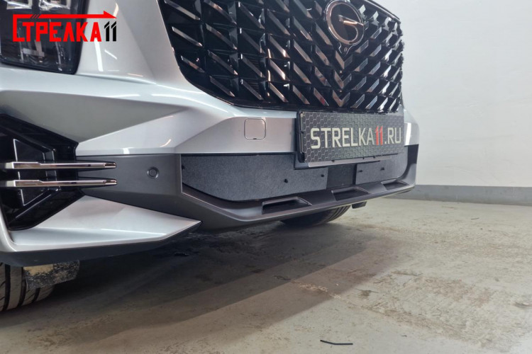 Зимняя защита радиатора на стяжке Strelka GAC GS8 2021- Зимняя защита радиатора на стяжке Strelka → ZZ.GACGS8.23.bot :: TUNING`Leader /img5