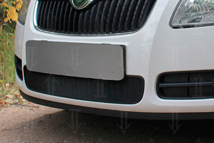 Сетка защитная в бампер Standart черный Strelka Skoda Fabia 2007-2010 > TUNINGLeader.ru