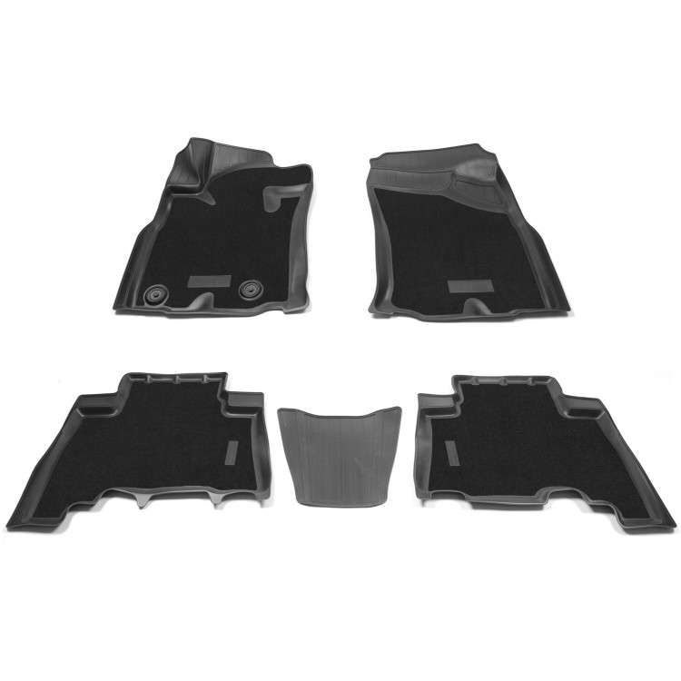Коврики в салон комбинированные черные 3D Norplast (5 мест) → NPA11-C88-488-CM :: TUNING`Leader /img1